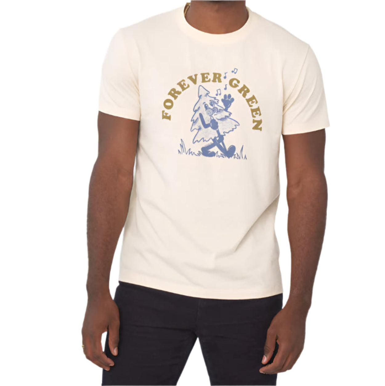 Men's Forever Green Graphic Tee Shirt