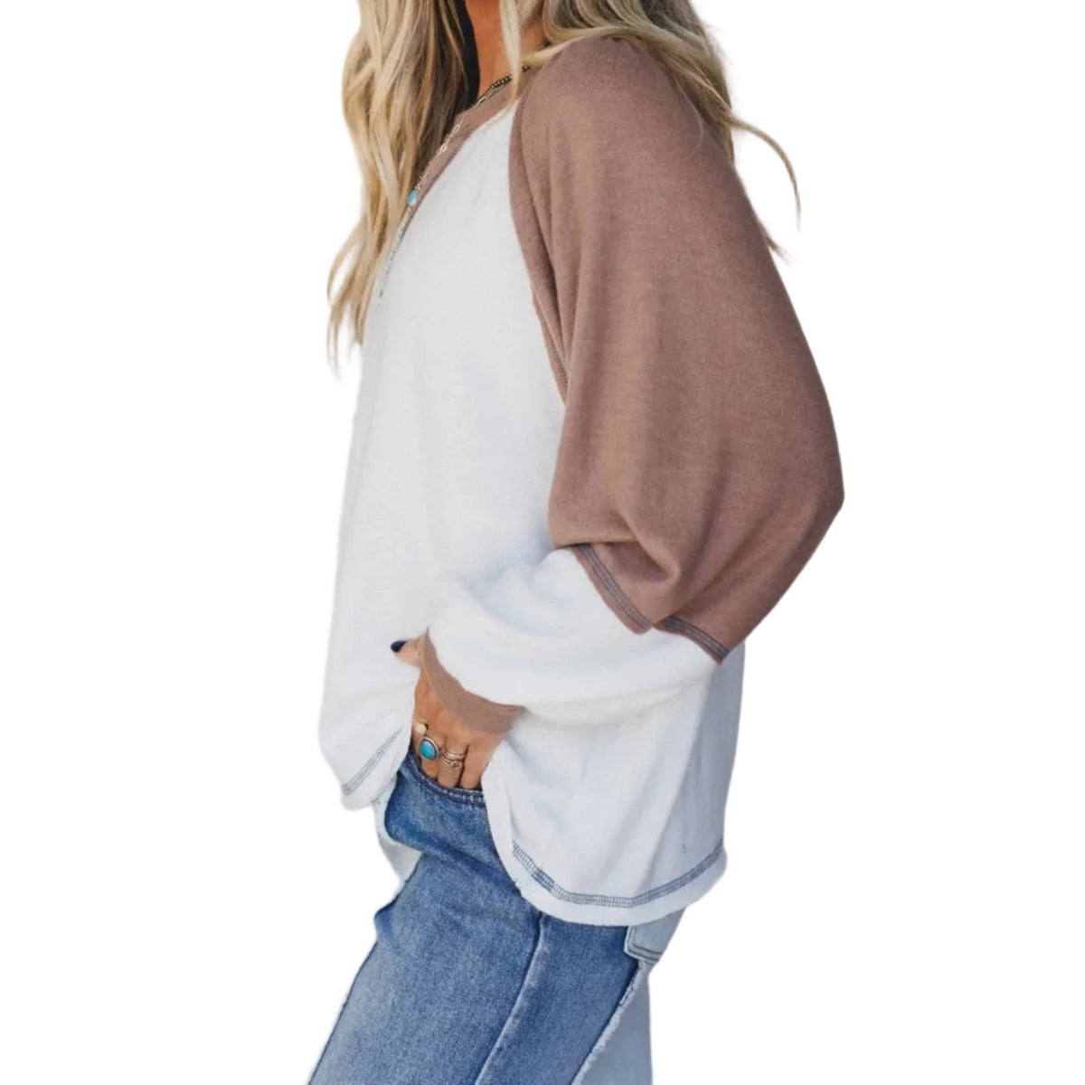 Women's Jules Contrast Pullover Top