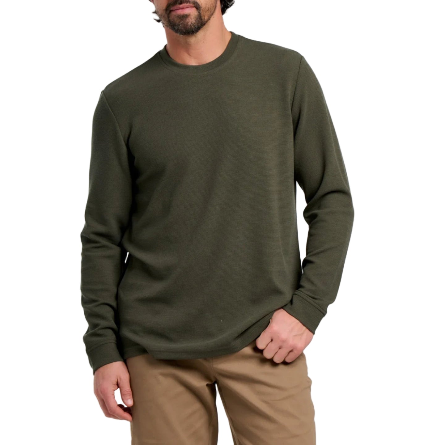 Men's Waffle Crew Shirt