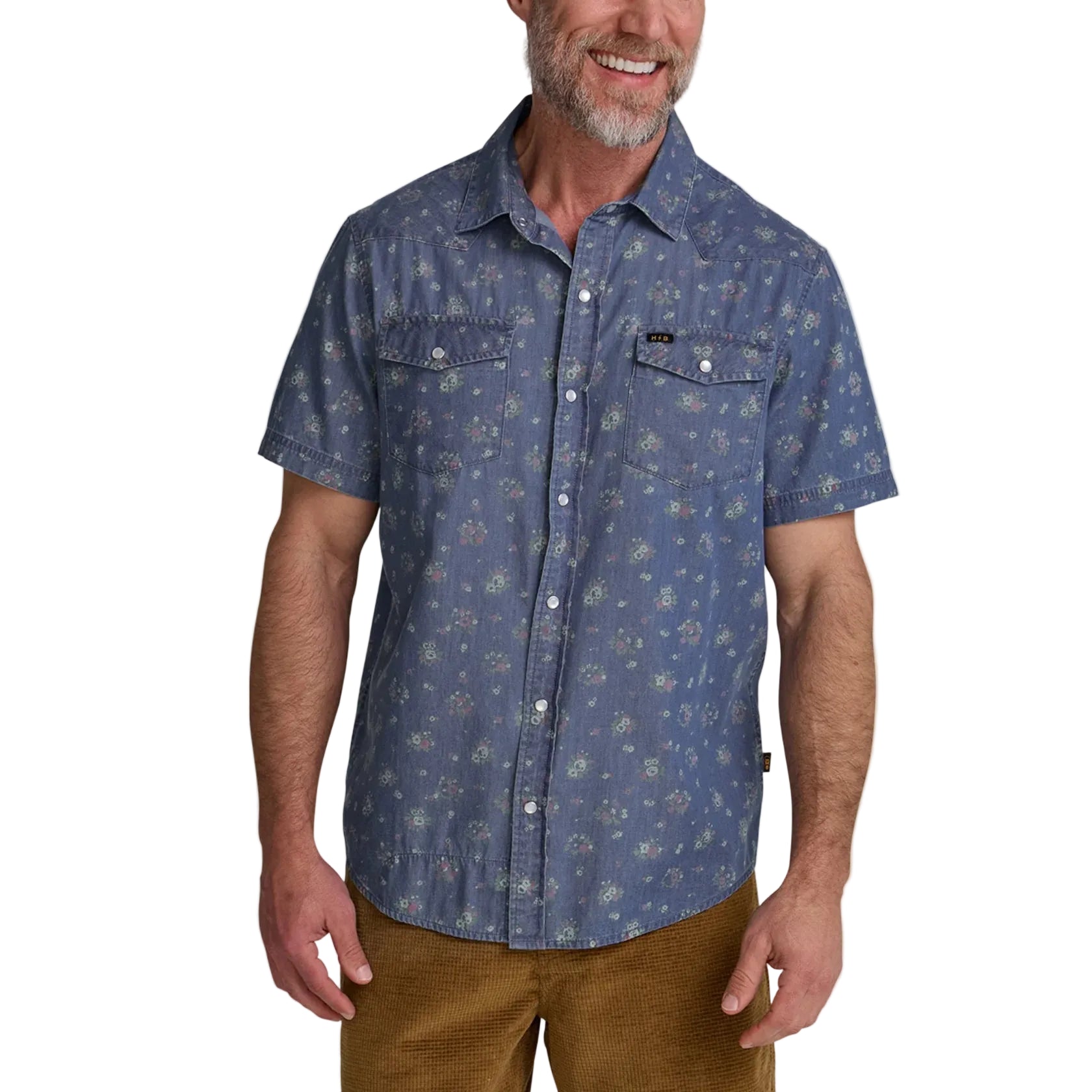 Men's H Bar B Buttondown Snapshirt