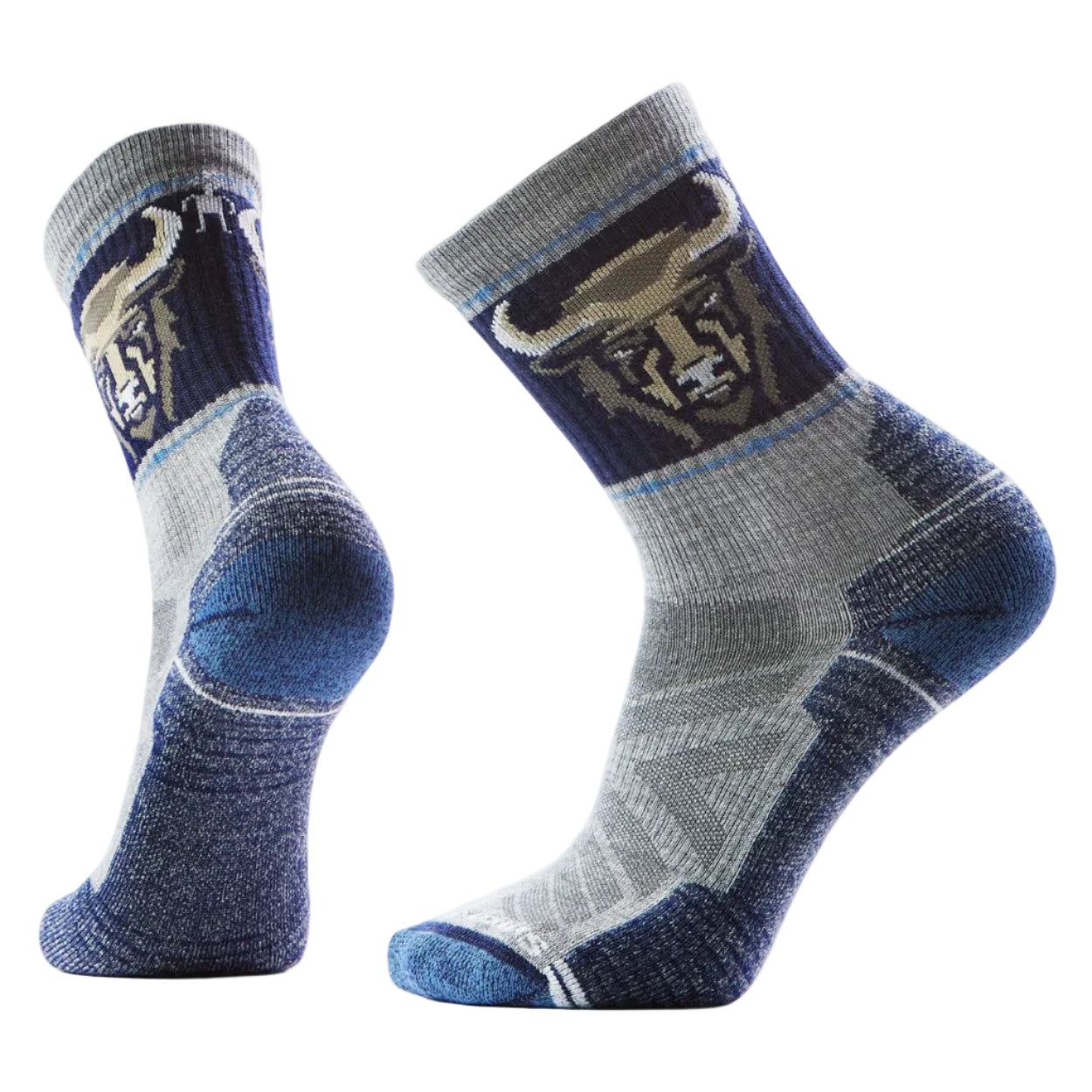 Men's Hike Light Cushion Bison Crew Socks