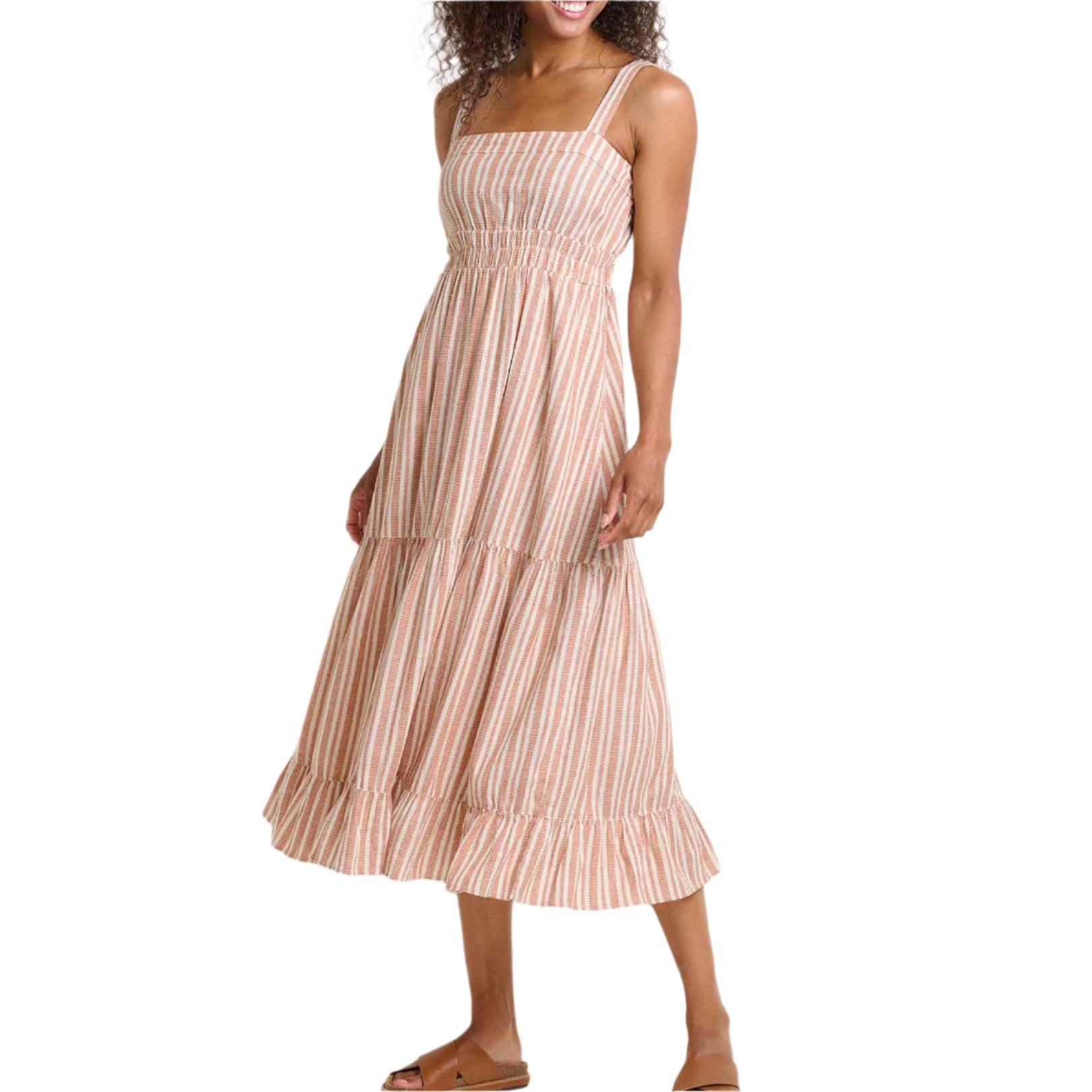 Women's Taj Hemp Tiered Midi Dress