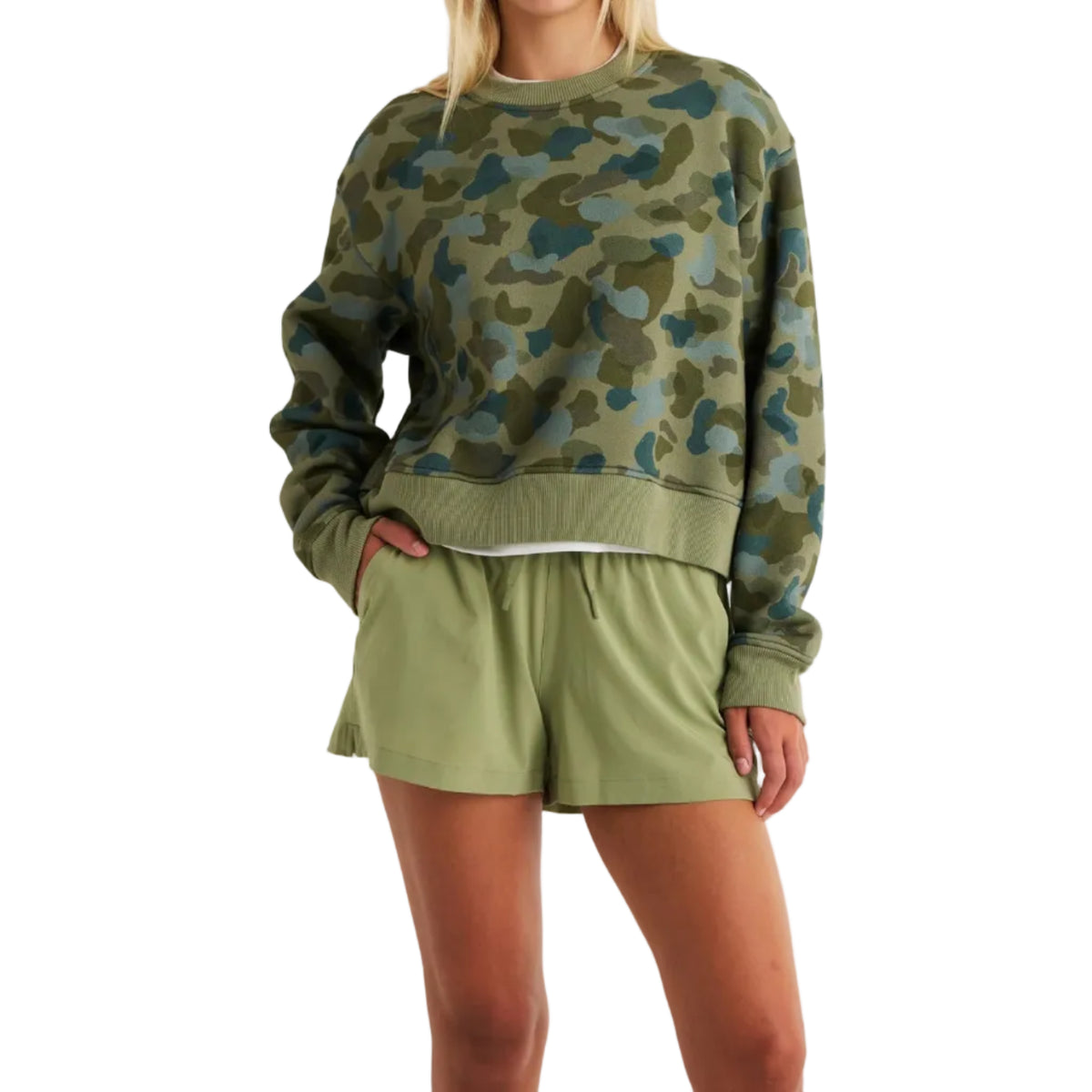 Women's Bamboo Northcoast Fleece Crew Sweatshirt