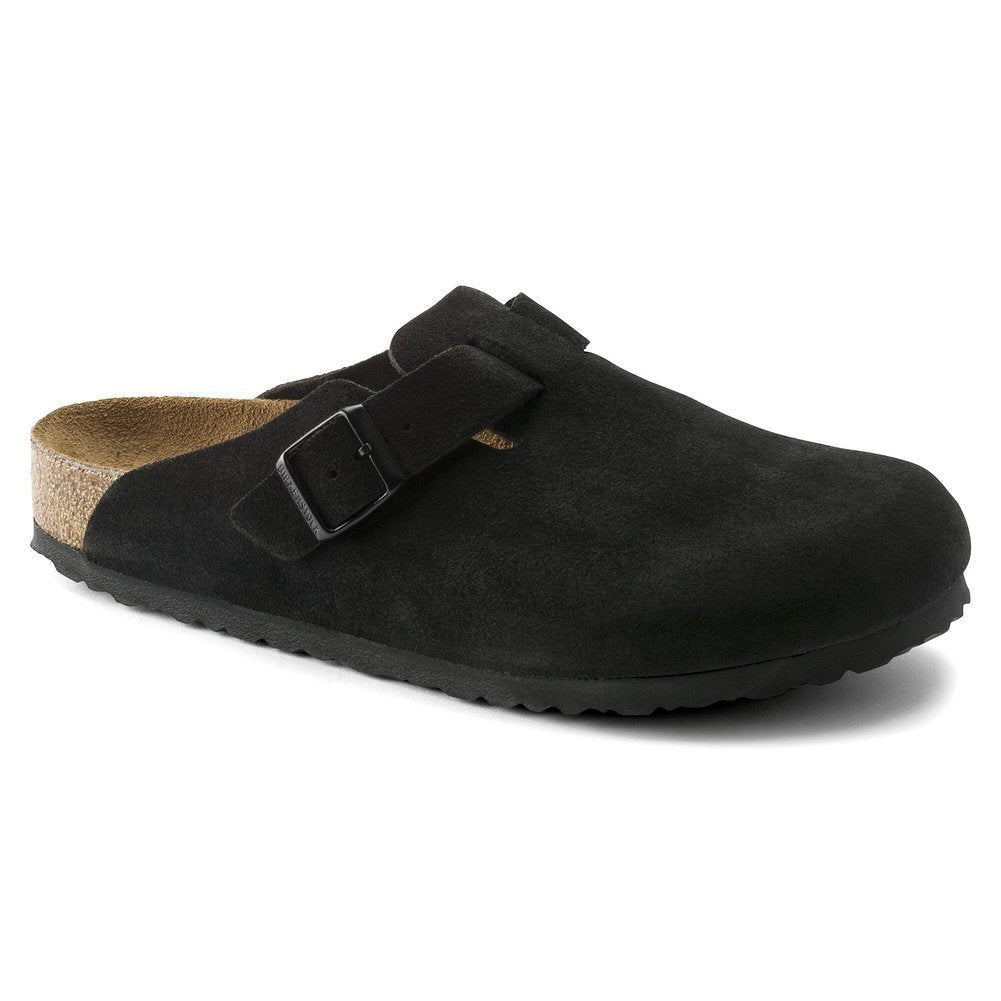 Women's Boston Suede Soft Footbed Clogs