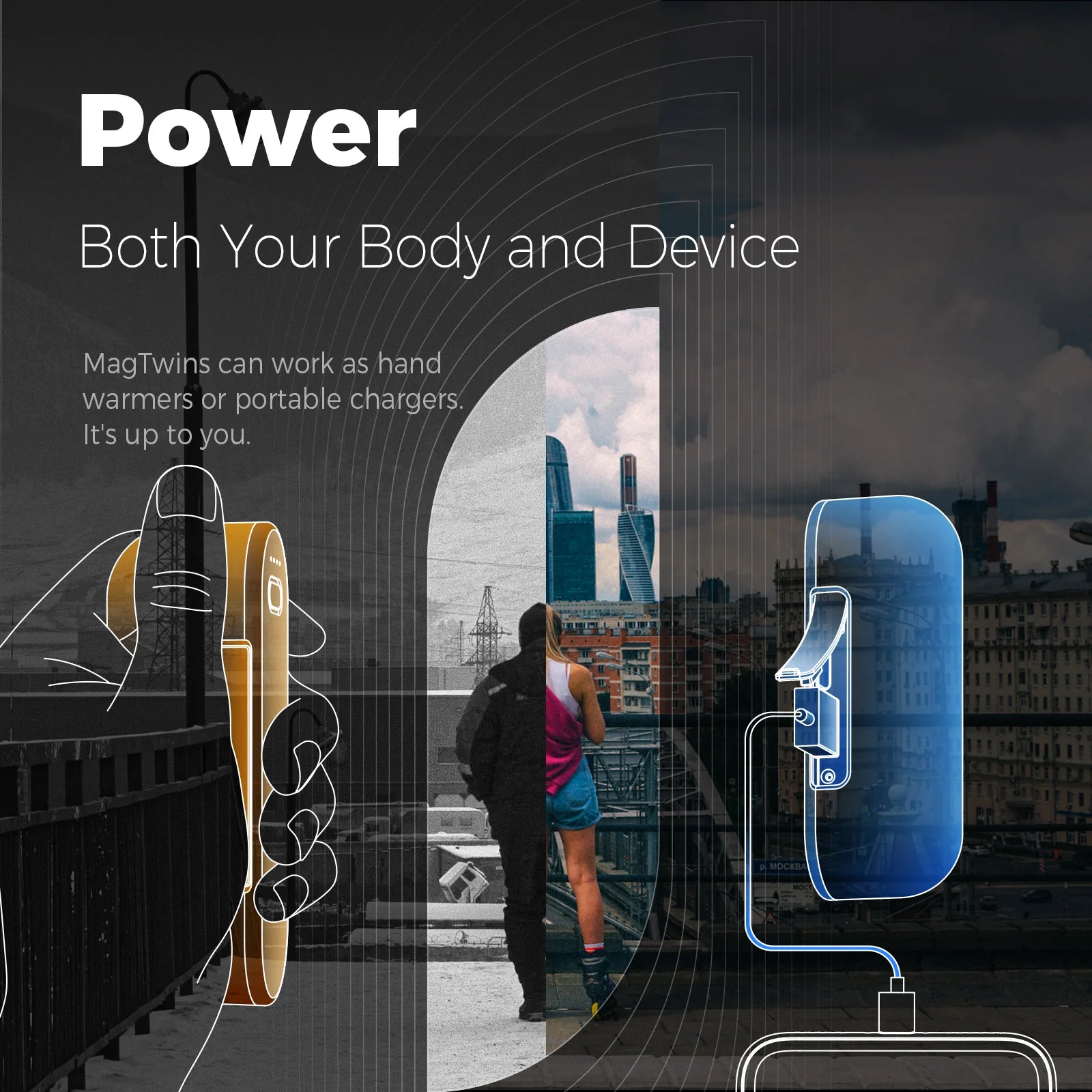 Ocoopa UT2s Rechargeable Hand Warmers