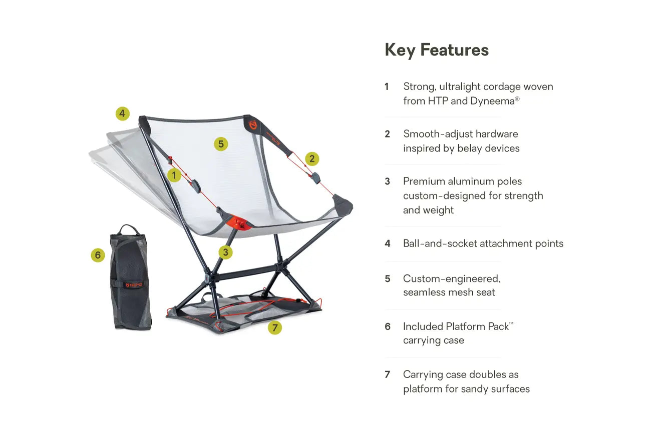 Moonlite Elite Reclining Camping Chair