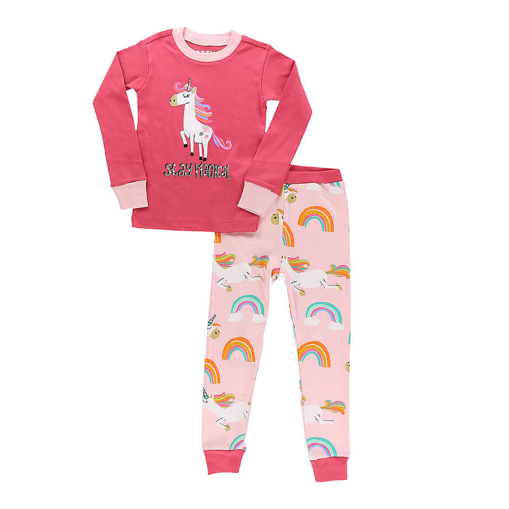 Kids Magical Unicorn Long Sleeve Pjs