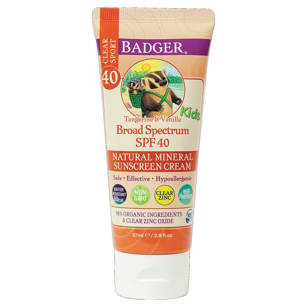 Kids' Sport Sunscreen Cream--SPF 40