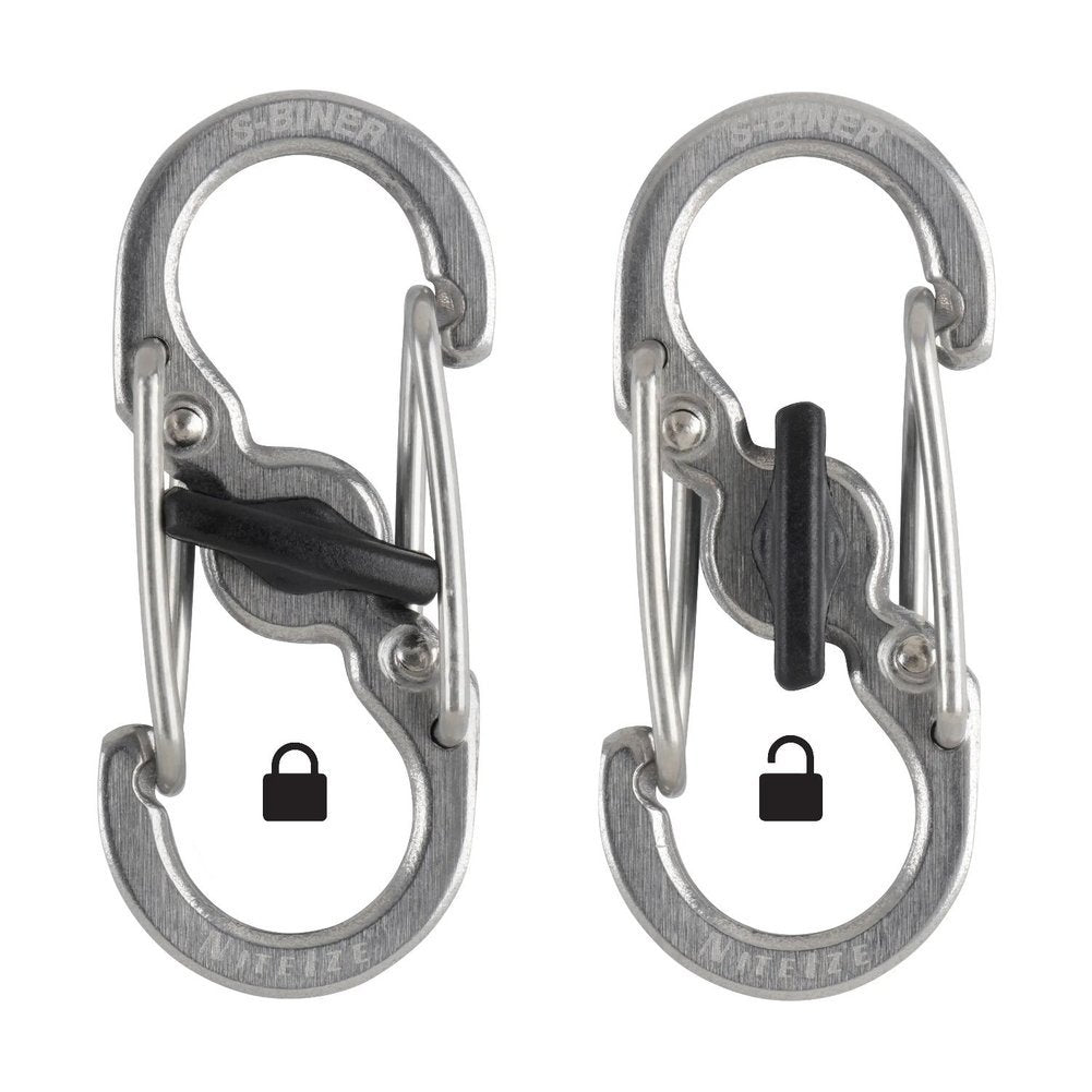 S-Biner MicroLock Stainless Steel 2pk
