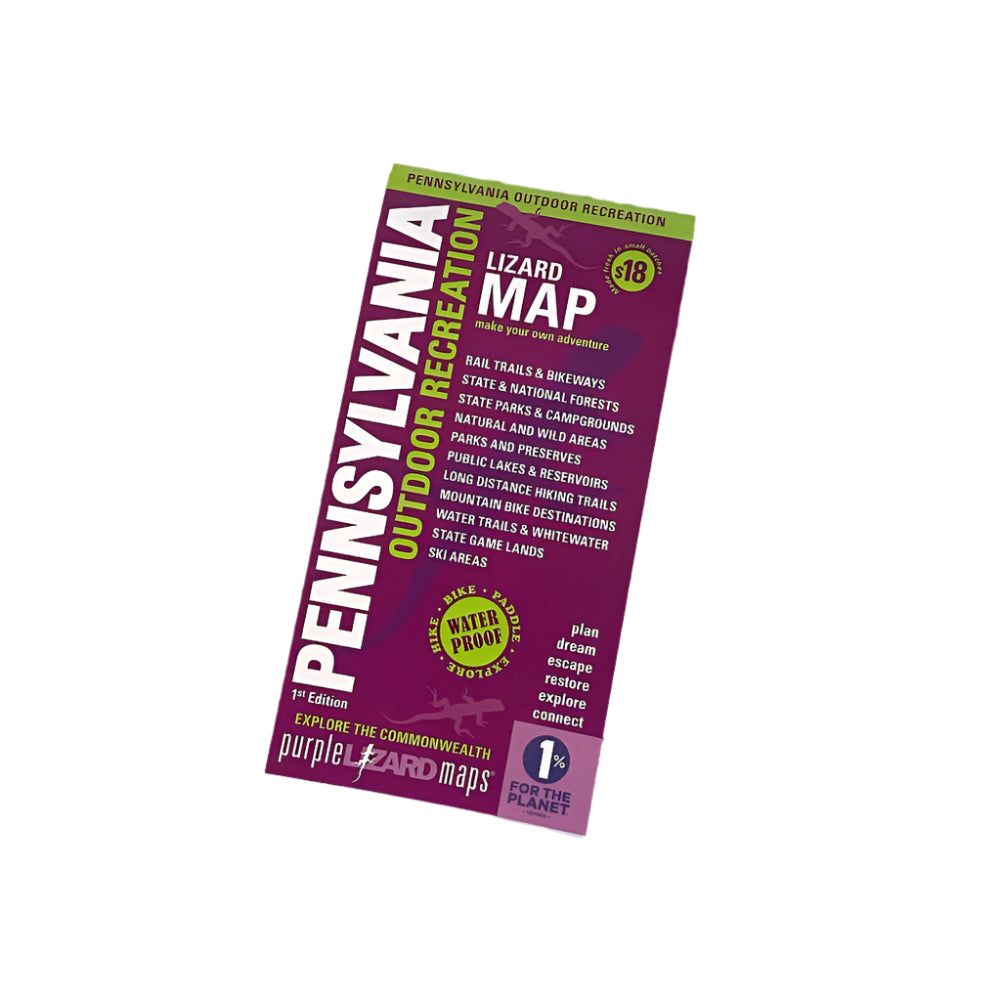 Pennsylvania Outdoor Recreation Map 1st Edition