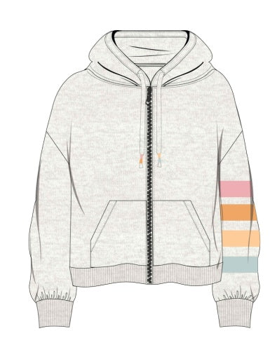 Women's Sunshine On My Mind Zip Hoodie