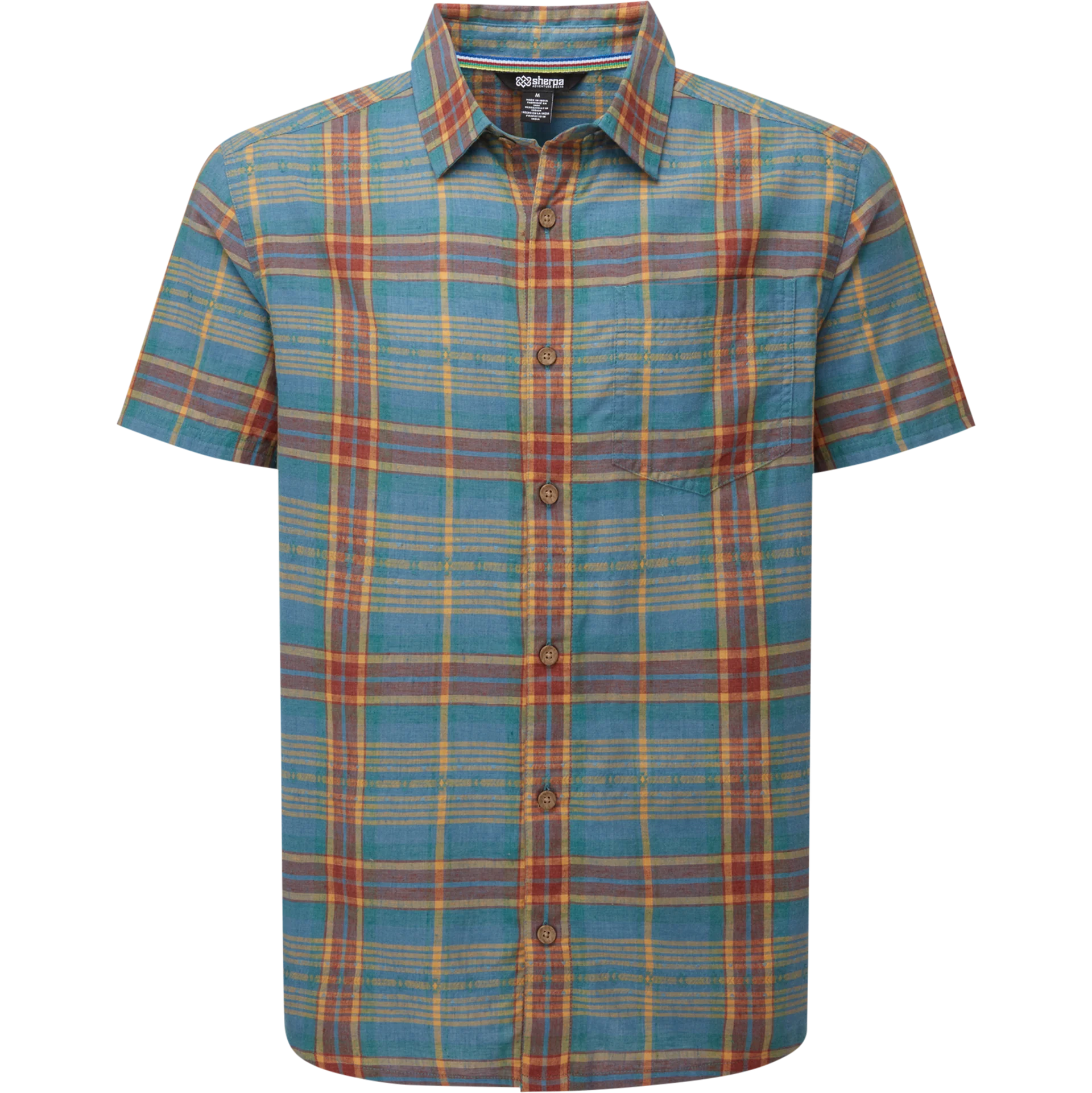 Men's Jampa Plaid Short Sleeve Button Down Shirt
