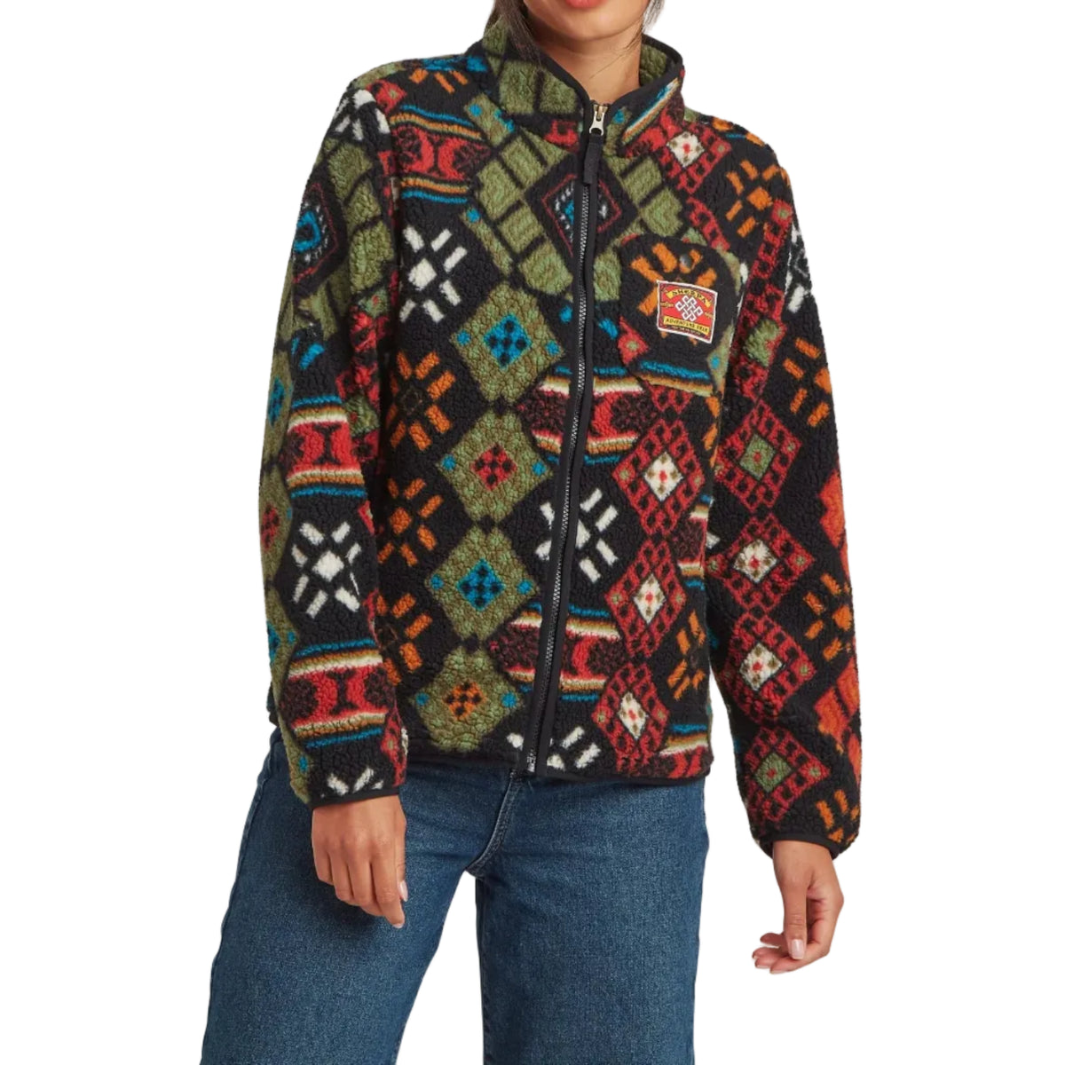Women's Tarcho Printed Full Zip Fleece Jacket