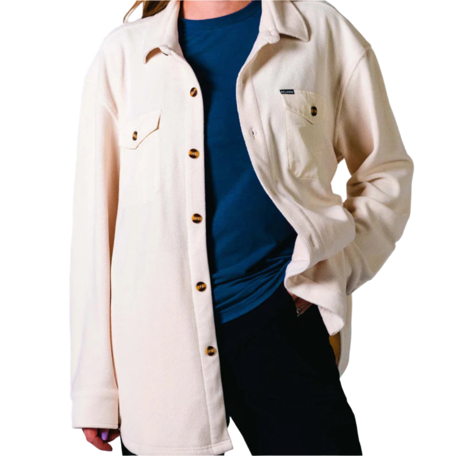 Women's Sawtooth Oversized Fleece Shacket