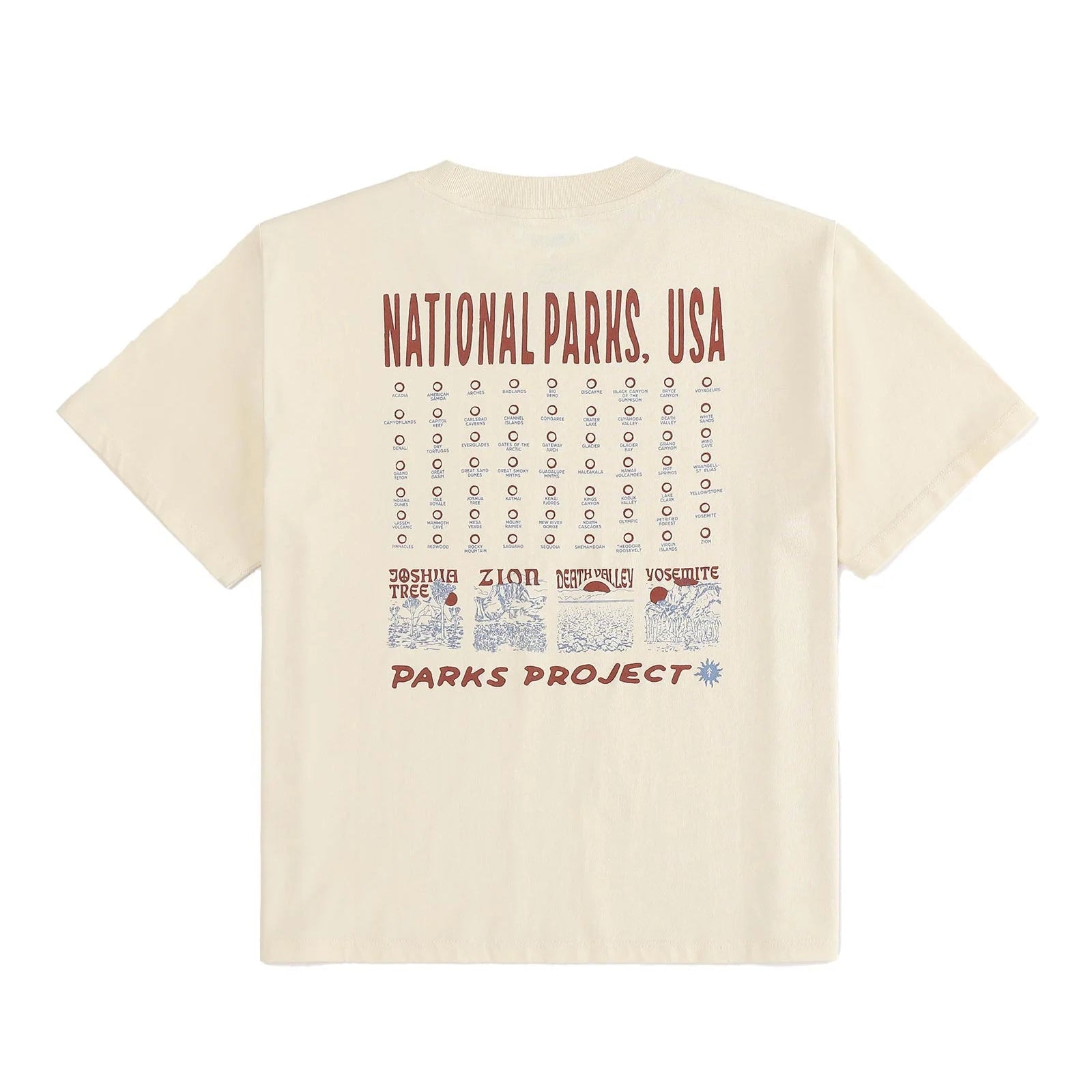 Women's National Parks Fill In Boxy Tee Shirt