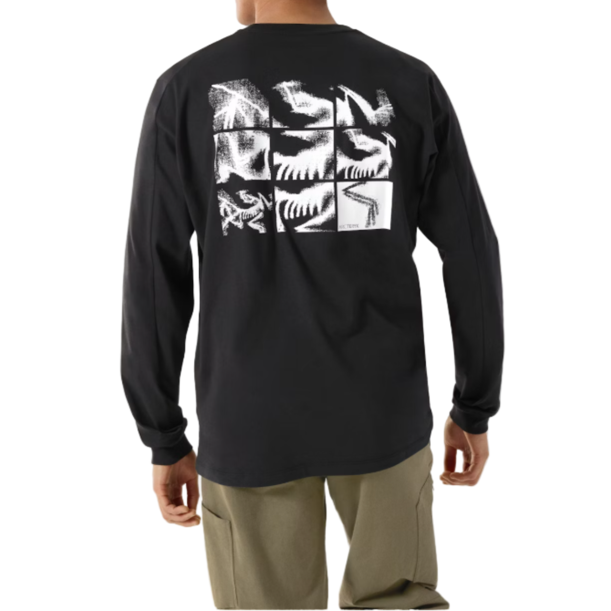 Men's Kragg SL Cotton Bird Tile LS Shirt