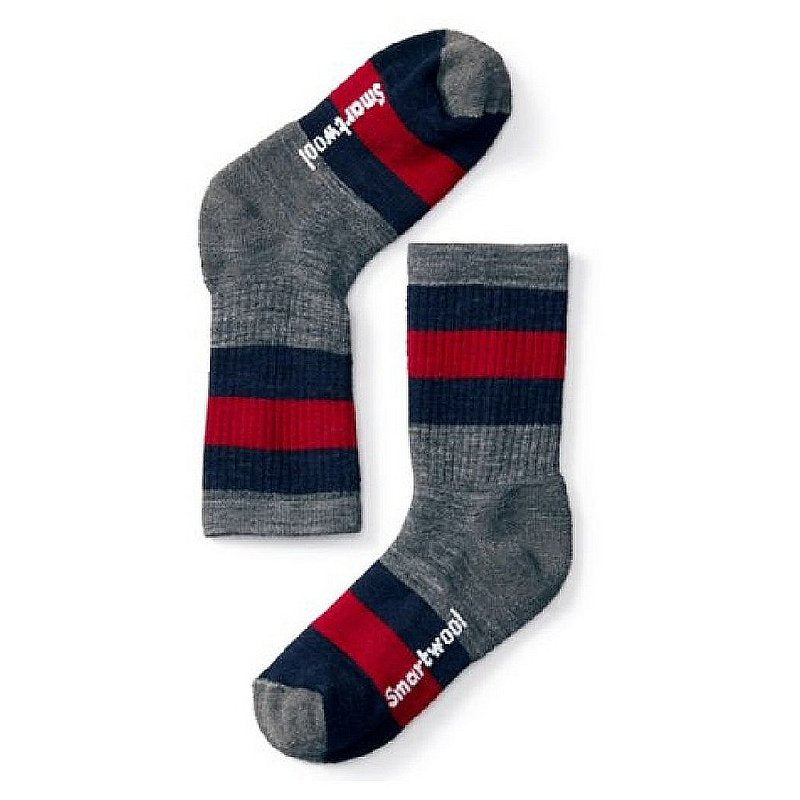 Kids' Striped Hike Medium Crew Socks