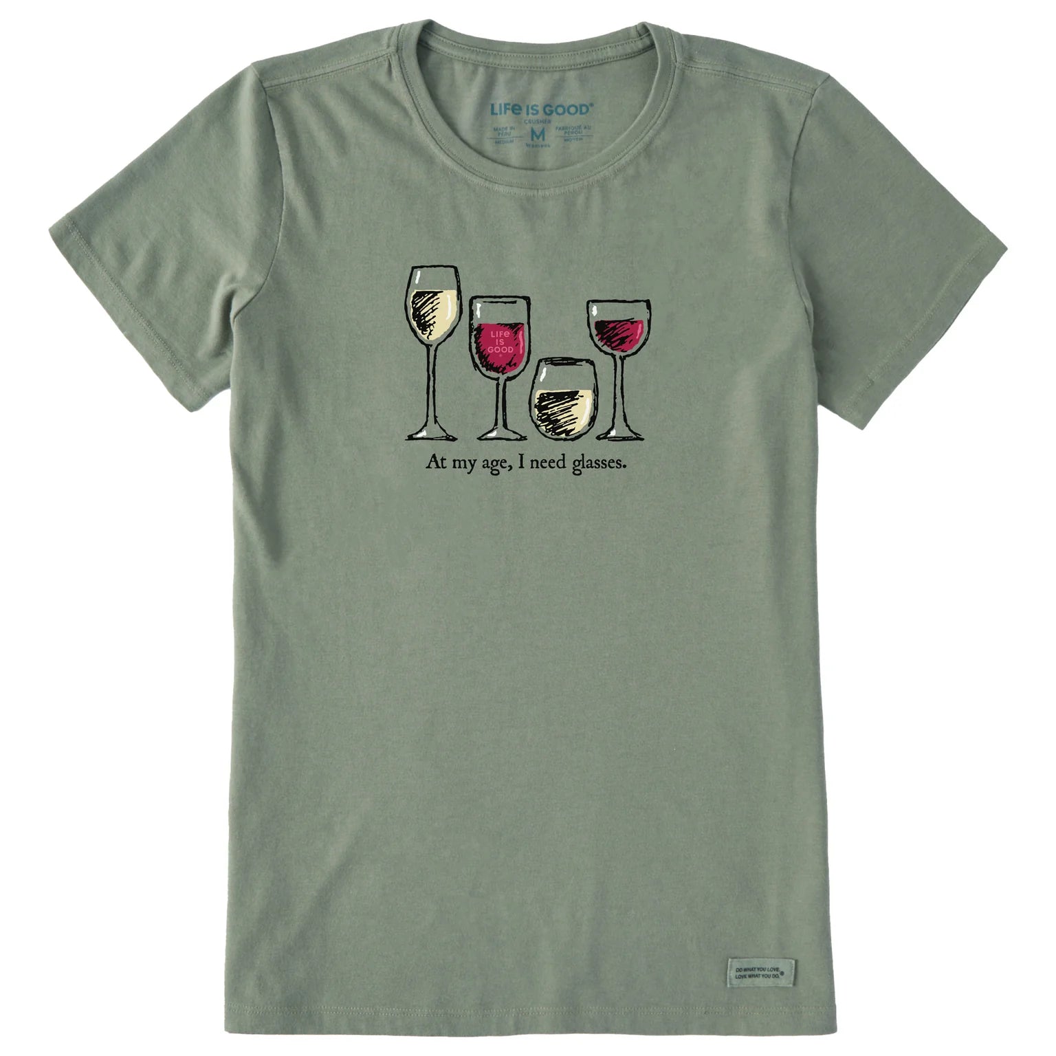 Women's I Need Wine Glasses Short Sleeve Tee Shirt