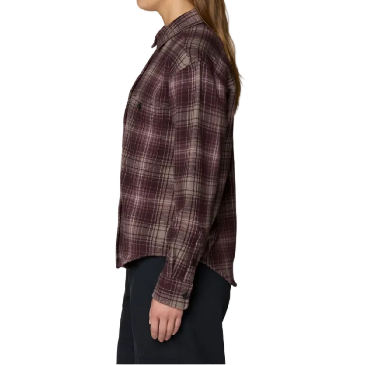 Women's Plusher Relaxed Long Sleeve Flannel Buttondown Shirt