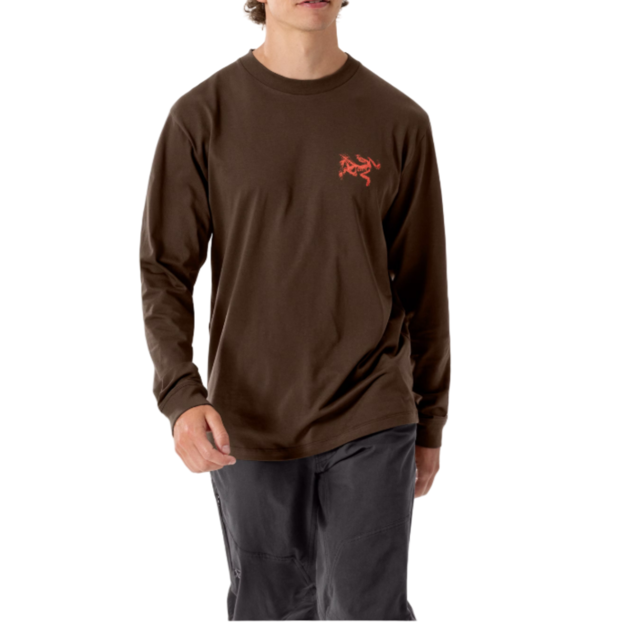 Men's Kragg SL Cotton Bird Tile LS Shirt
