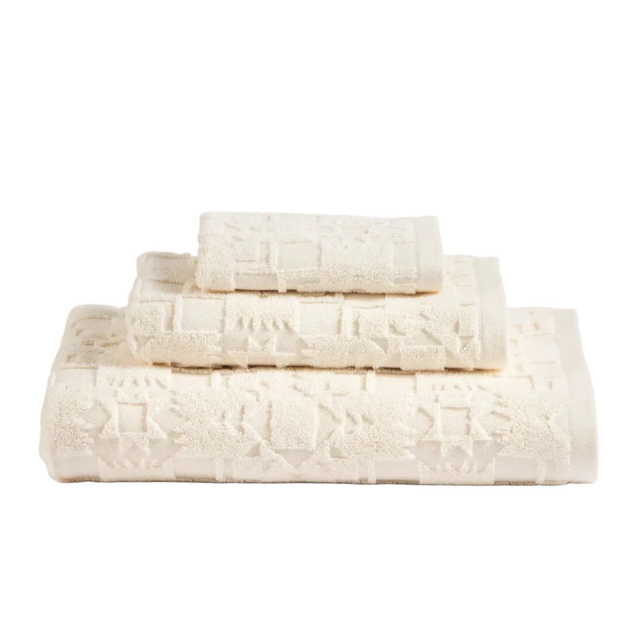 Sculpted 3-Piece Towel Set