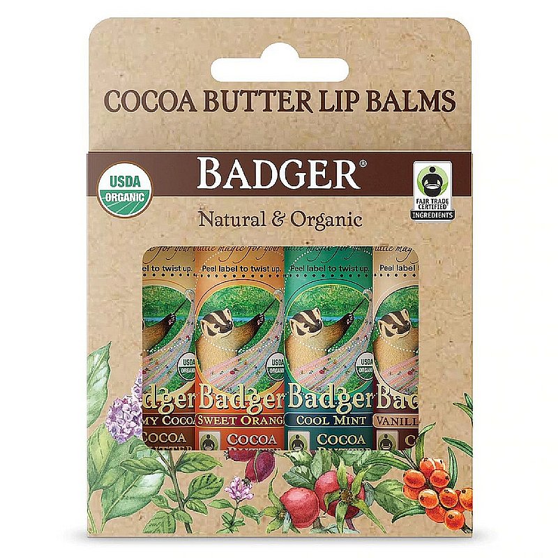 Cocoa Butter Lip Balm--4-Pack