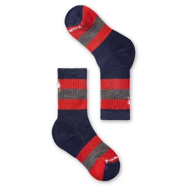 Kids' Hike Full Cushion Striped Crew Socks