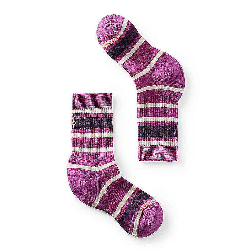 Kids' Hike Light Cushion Striped Crew Socks