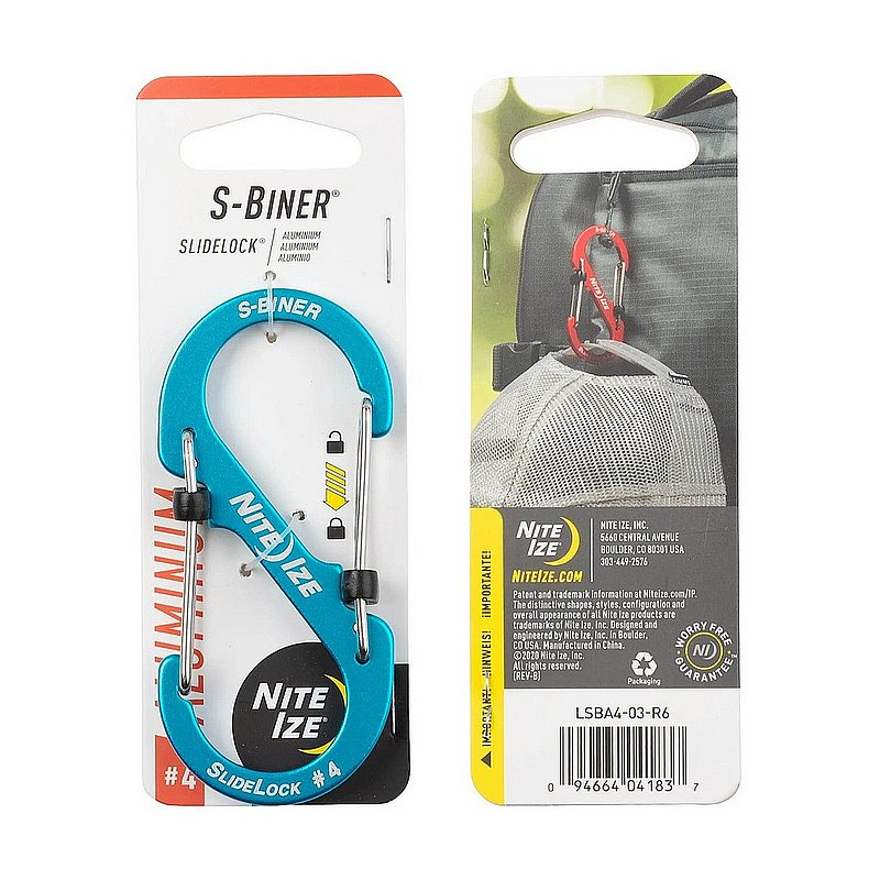 S-Biner SlideLock Aluminum--3pk