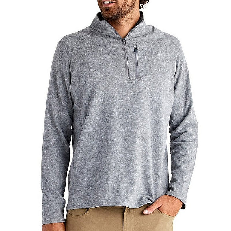 Men's Bamboo Heritage Fleece Quarter Zip Sweater