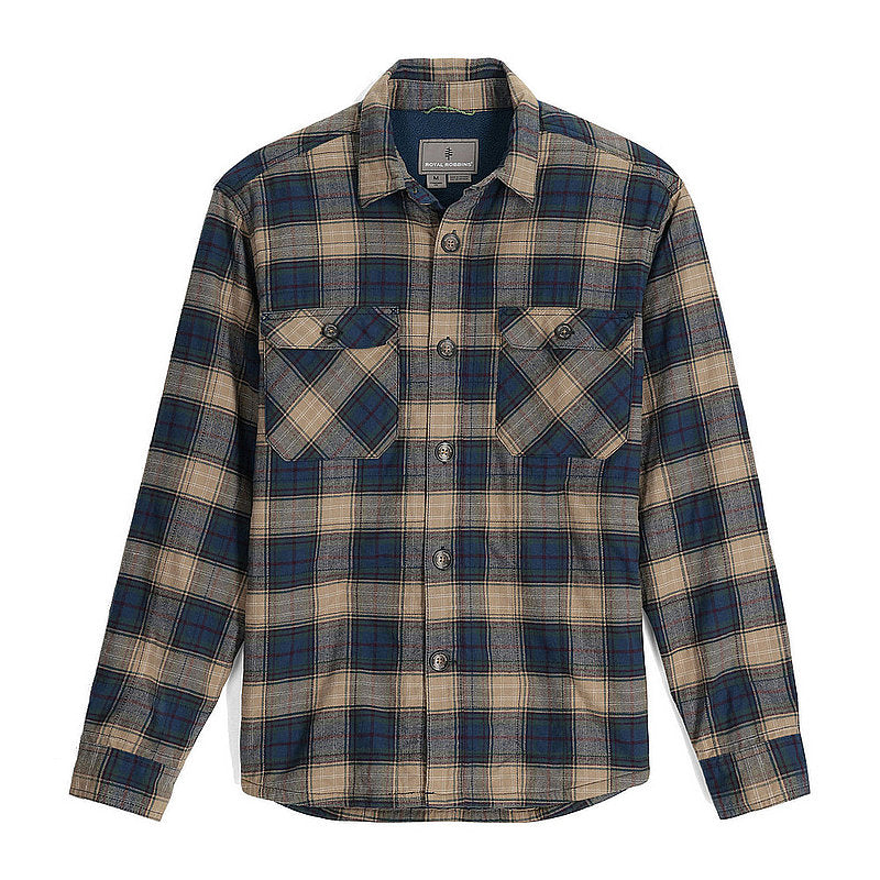 Men's Snowcap Lined Flannel L/S Shirt