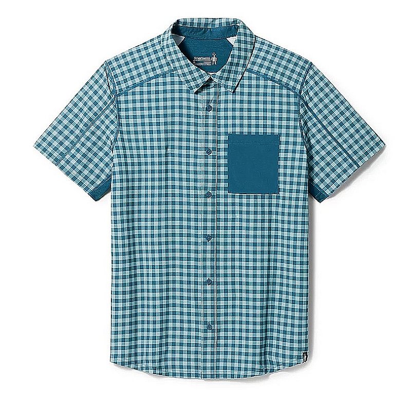 Men's Printed Short Sleeve Button Down Shirt