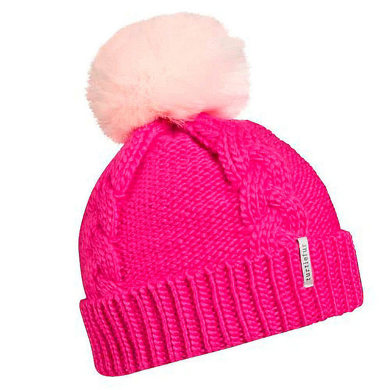 Kids' Lizzy Faux Fur Pom Beanie