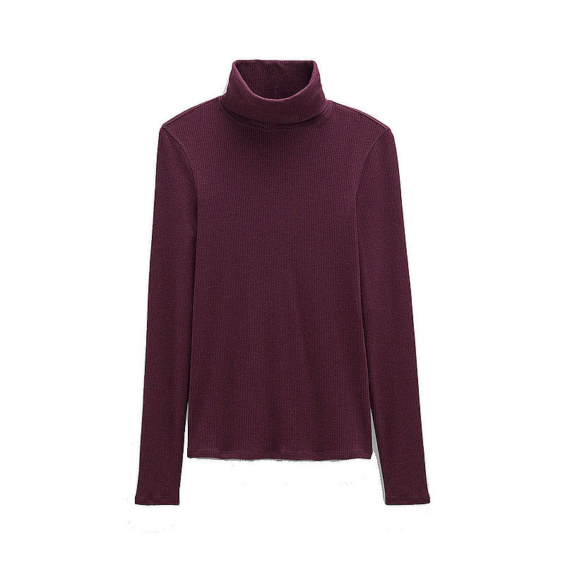 Women's Foundation Rib Turtleneck Shirt