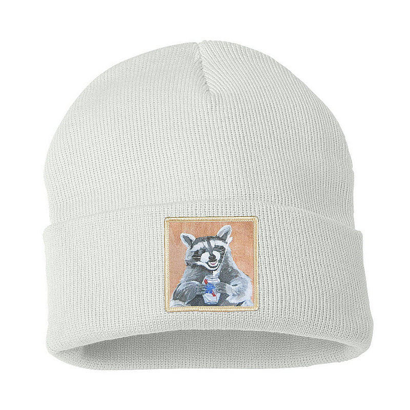 Beer Bandit Raccoon Beanie