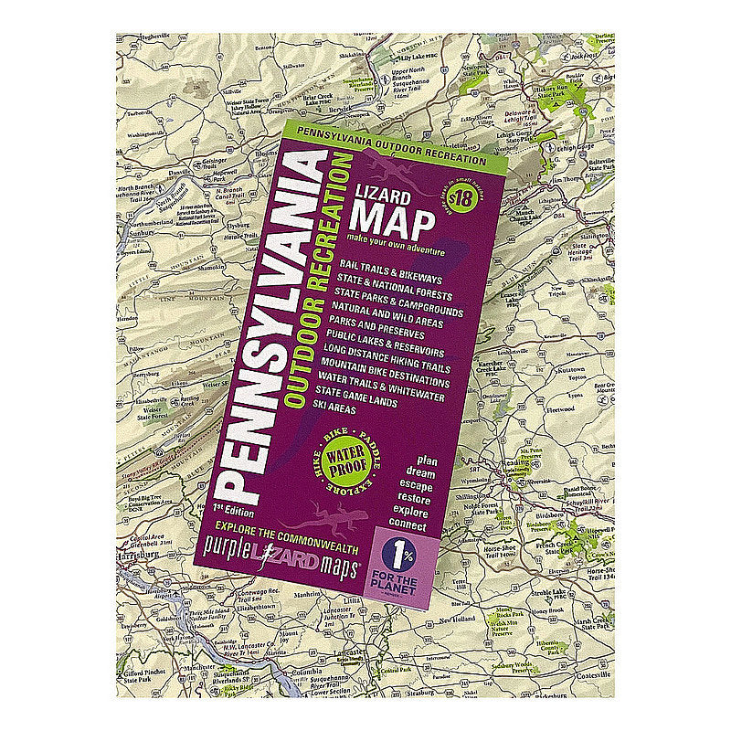 Pennsylvania Outdoor Recreation Map--1st Edition