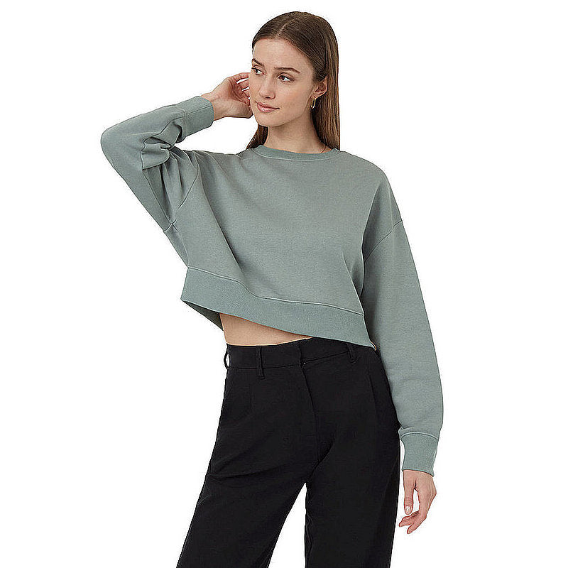 Women's TreeFleece Oversized Cropped Crew Sweatshirt