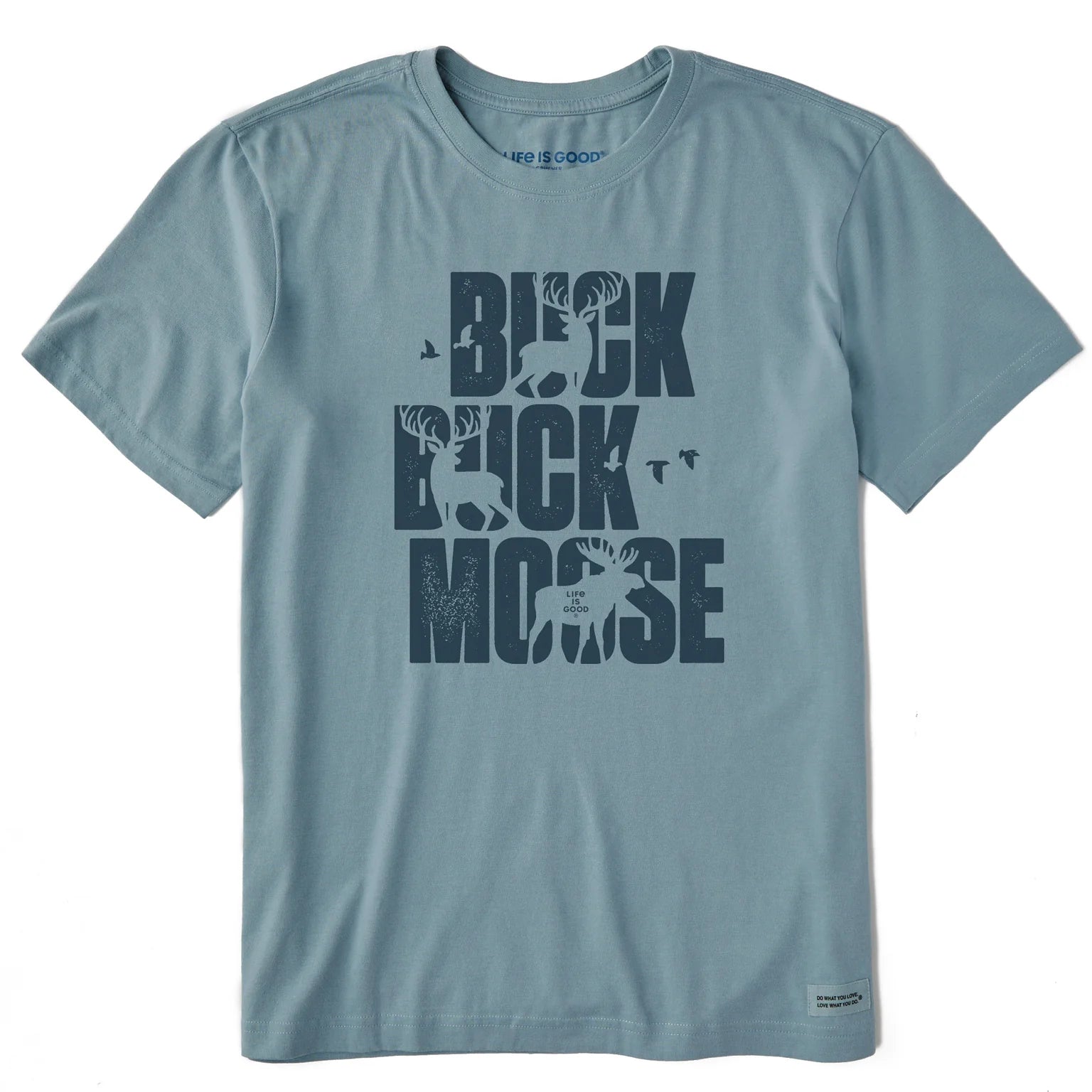 Men's Typeout Buck Buck Moose Bold Short Sleeve Crusher Tee Shirt