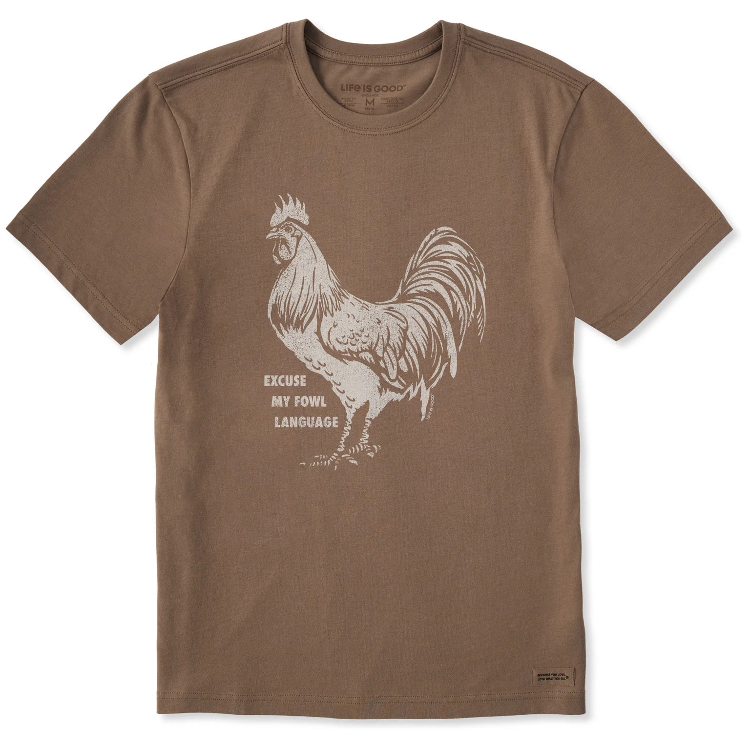 Men's Rooster Short Sleeve Crusher Tee