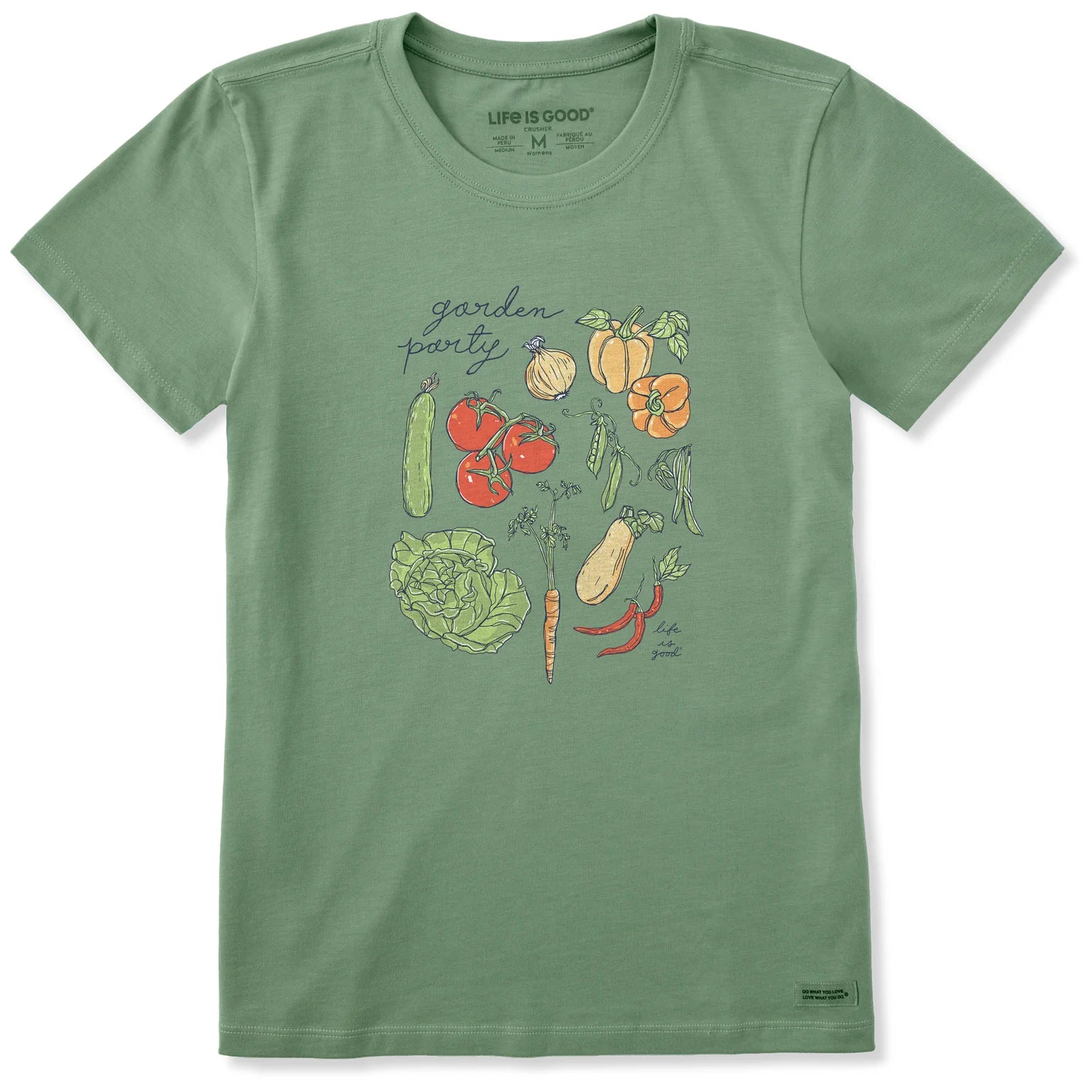 Women's Veggies Garden Party Short Sleeve Tee Shirt