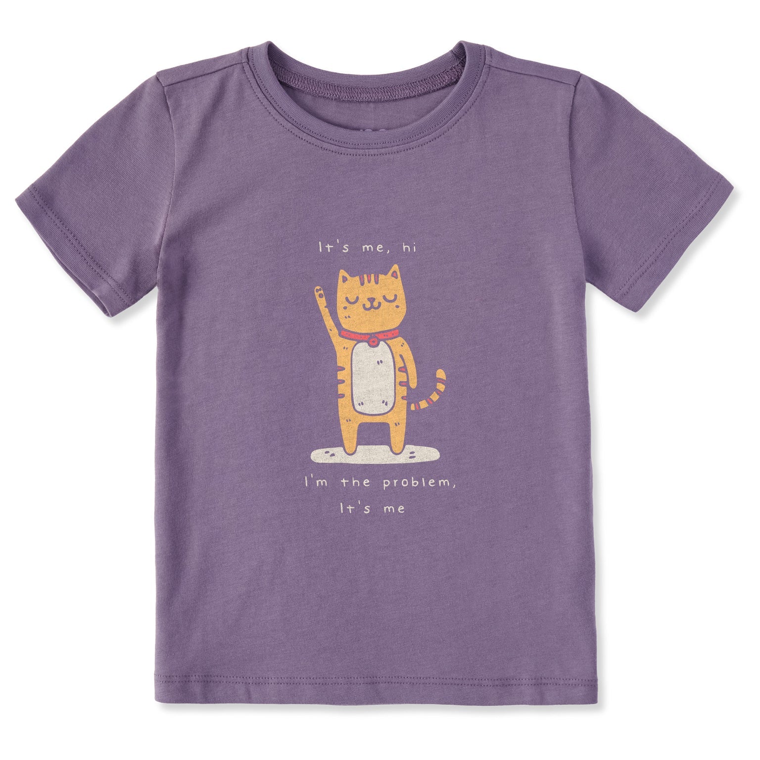 Toddler Cat I'm the Problem Short Sleeve Crusher Tee Shirt