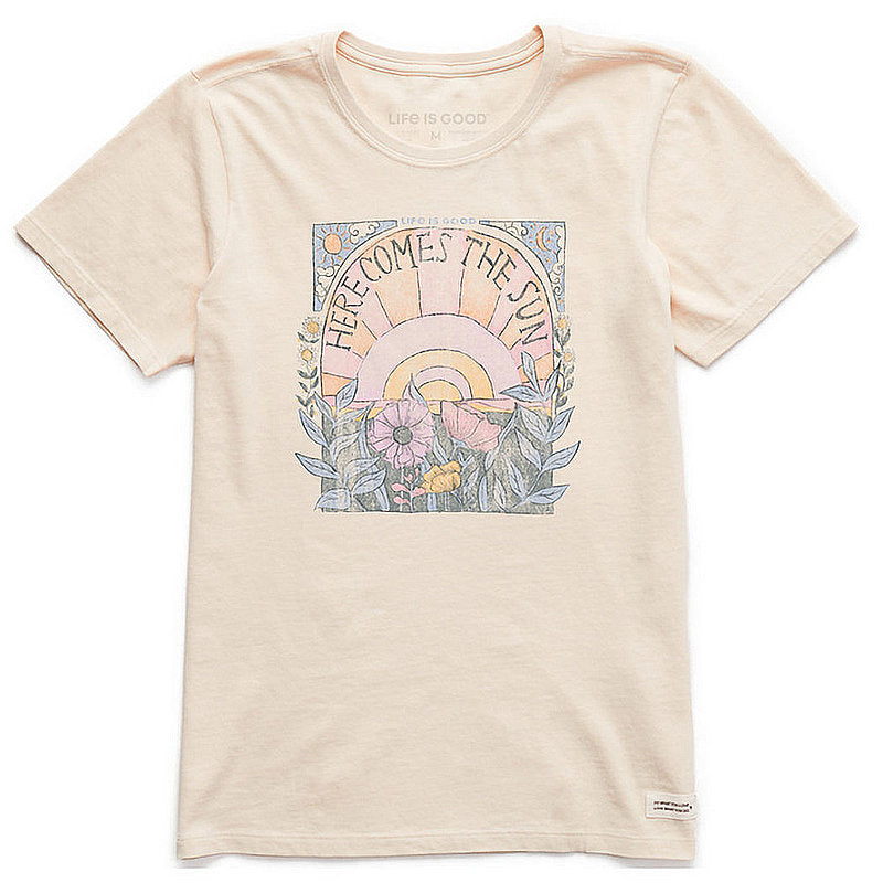 Women's Here Comes The Sun Hippie Short Sleeve Tee Shirt