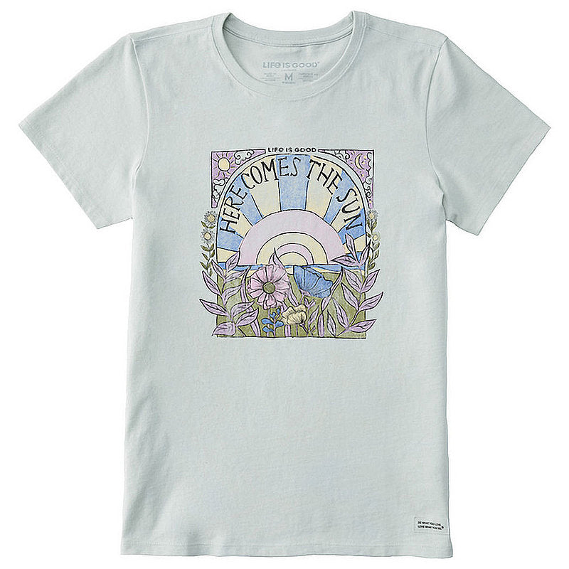 Women's Here Comes The Sun Hippie Short Sleeve Tee Shirt