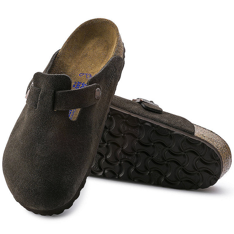 Women's Boston Suede Soft Footbed Clogs