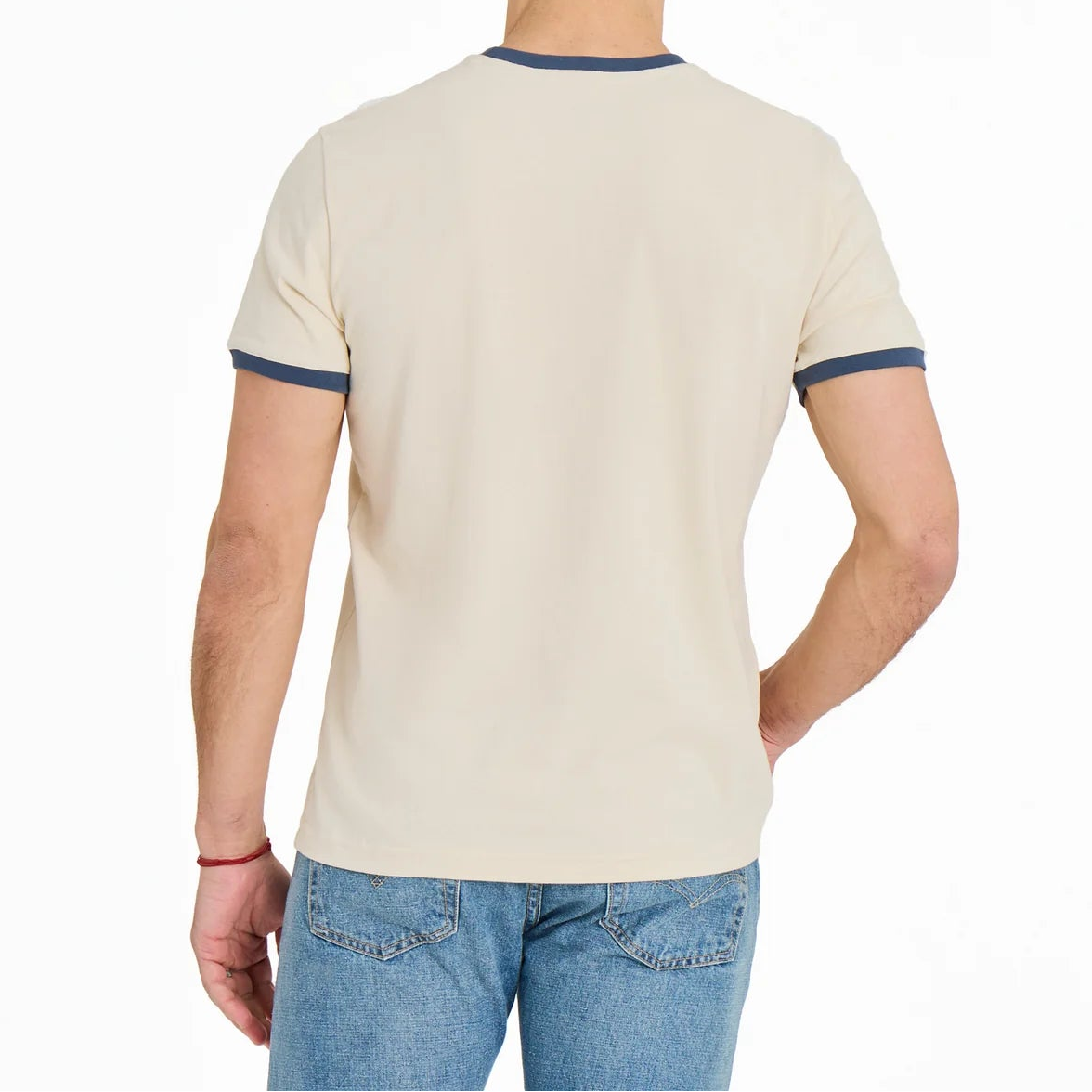 Men's Wavy Sunset Classic Crusher Ringer Tee Shirt