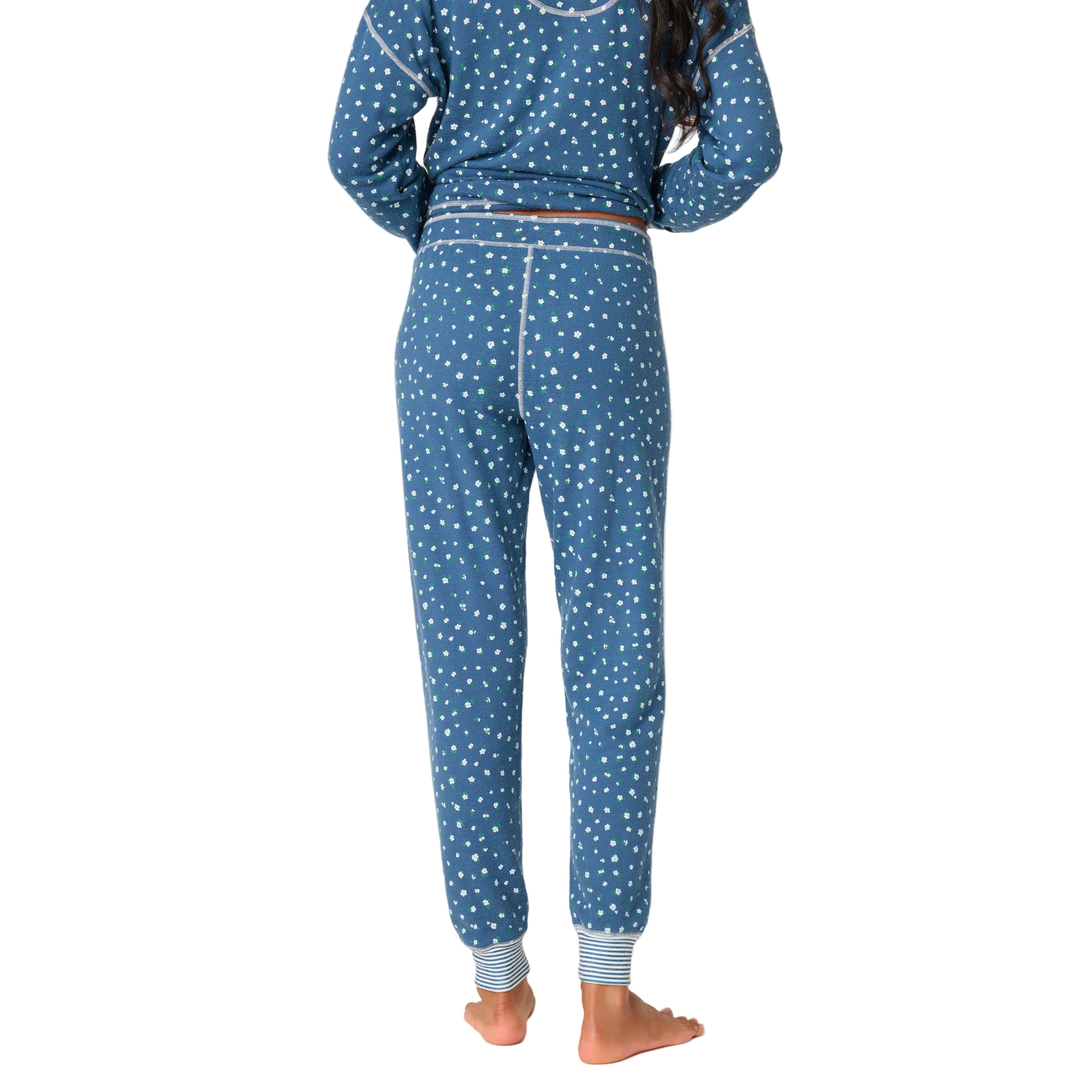 Women's Cozy Life Ditsy Floral Banded Pants