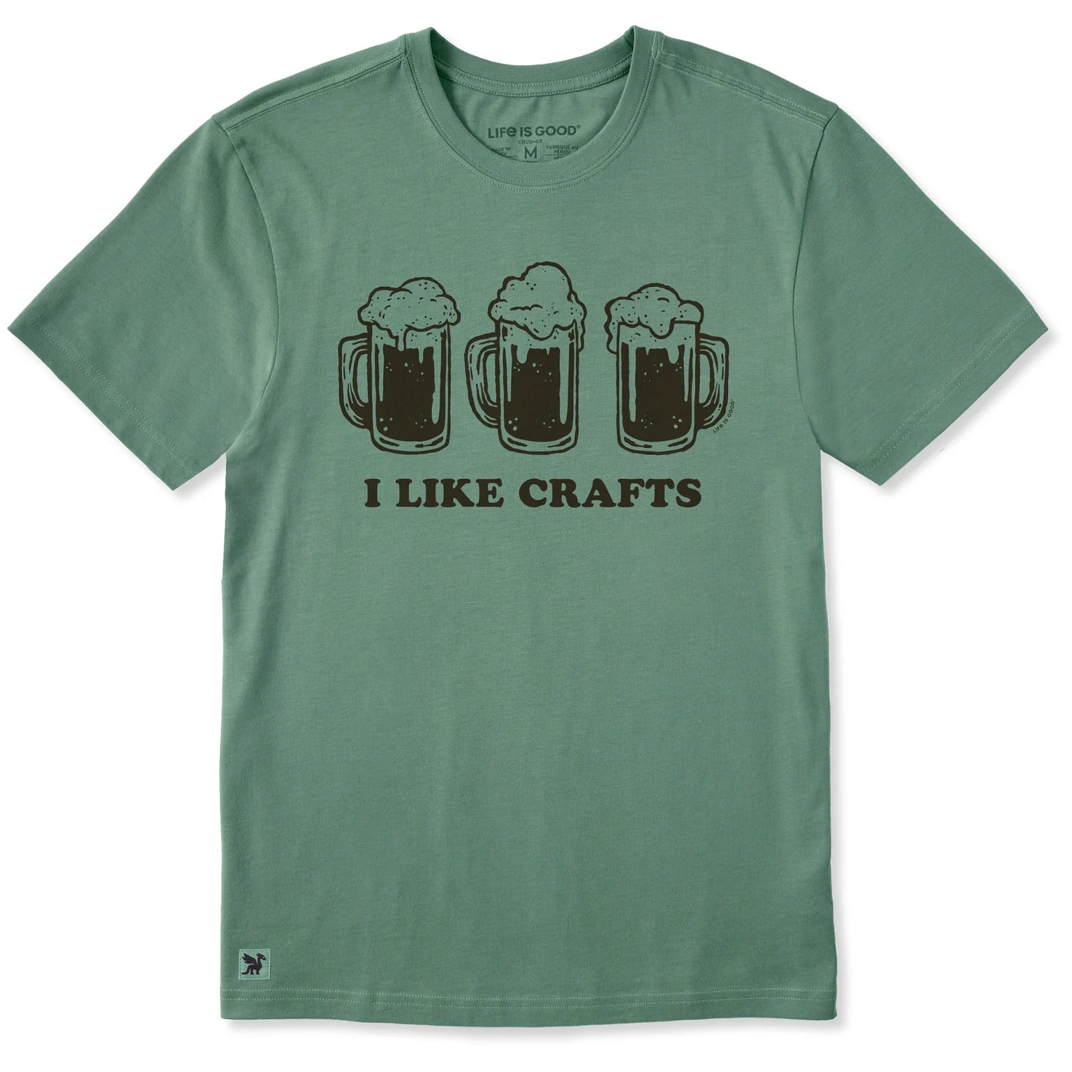 Men's I Like Crafts Beers Short Sleeve Crusher Tee Shirt