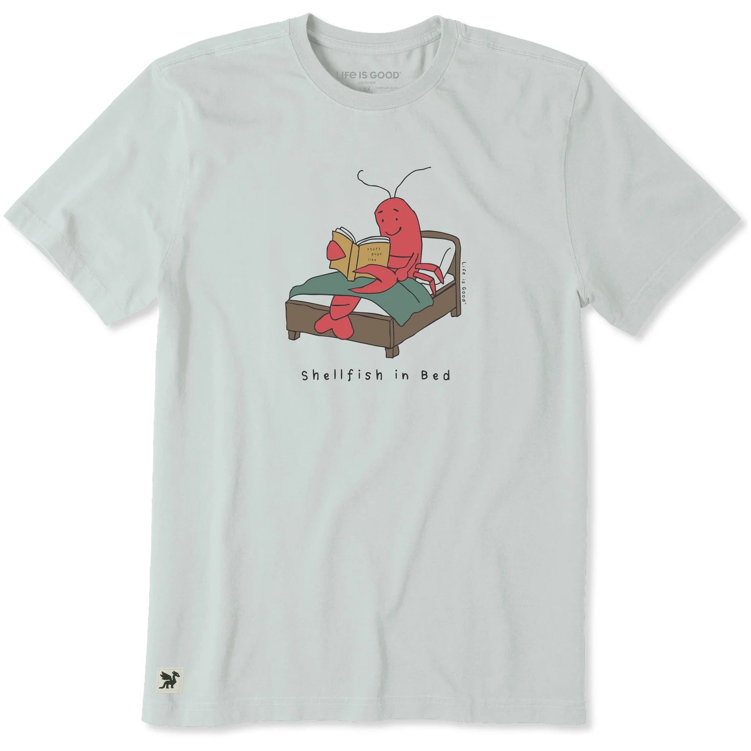 Men's Shellfish in Bed Short Sleeve Crusher-LITE Cotton Tee Shirt