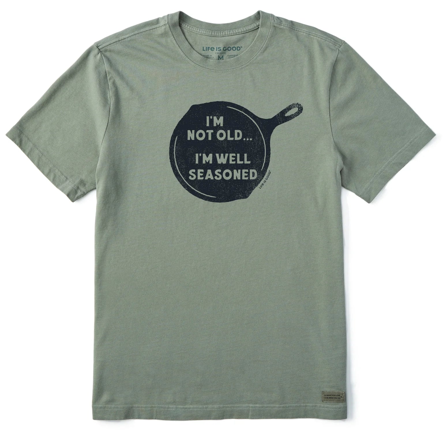 Men's I'm Not Old I'm Well Seasoned Short Sleeve Crusher Tee Shirt