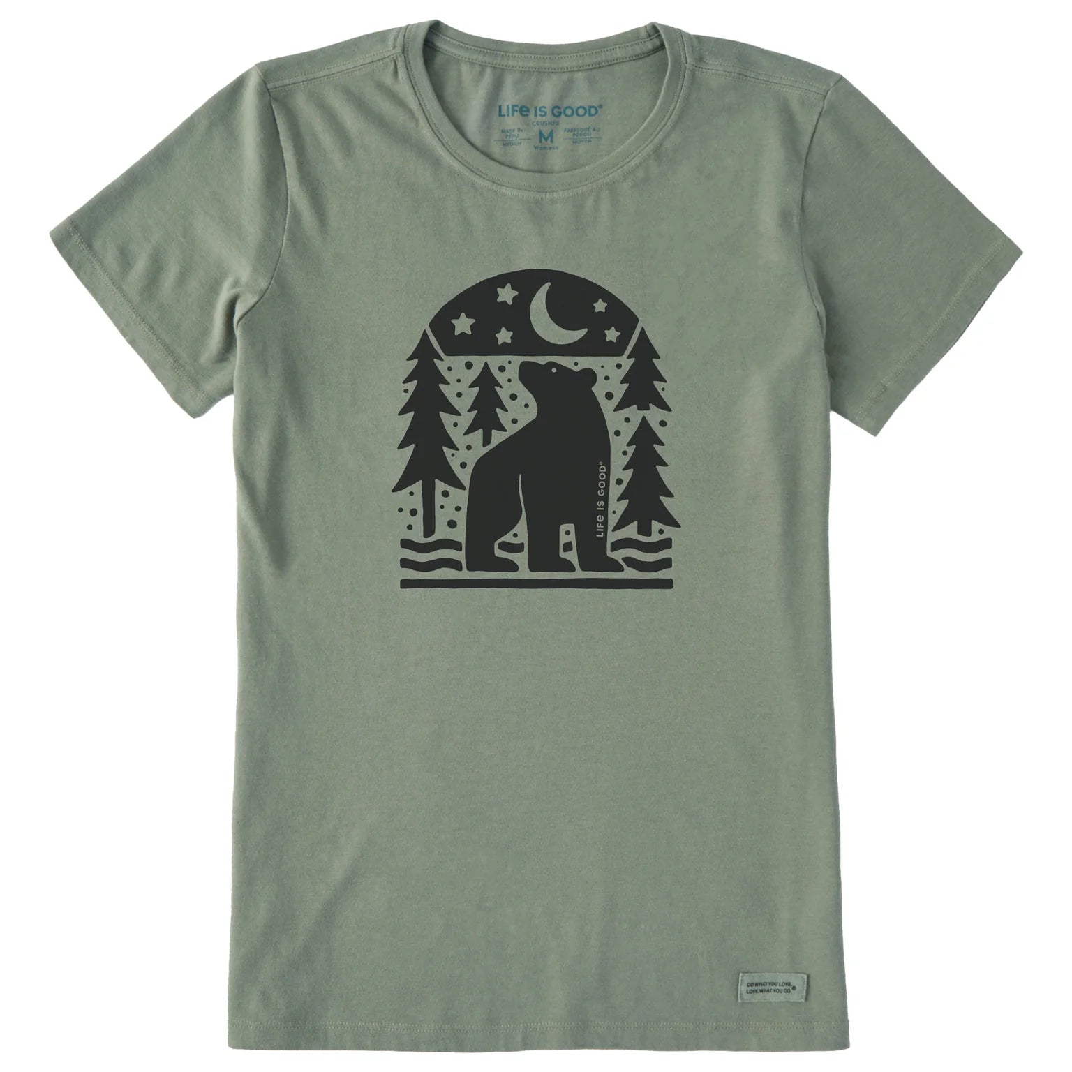 Women's Bear in the Woods Short Sleeve Crusher Tee Shirt